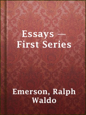 cover image of Essays — First Series